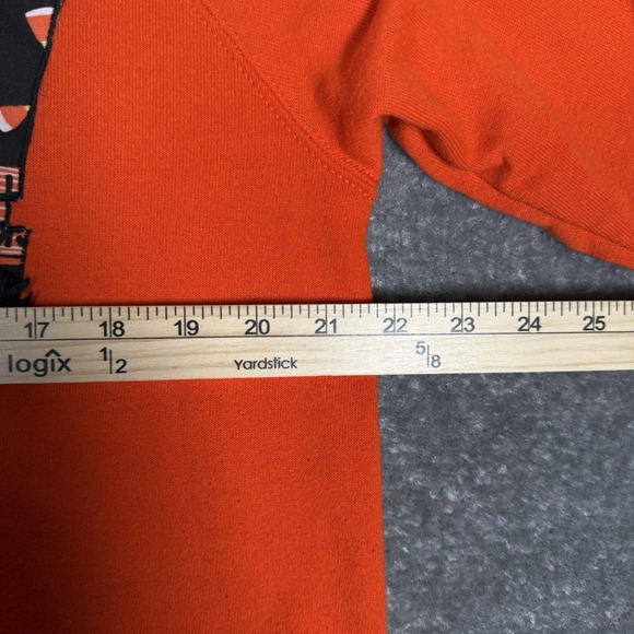 Vintage Jerzees Sweatshirt Women's XL‎ Orange Halloween Boo Ghost Grandma Granny - Picture 6 of 10